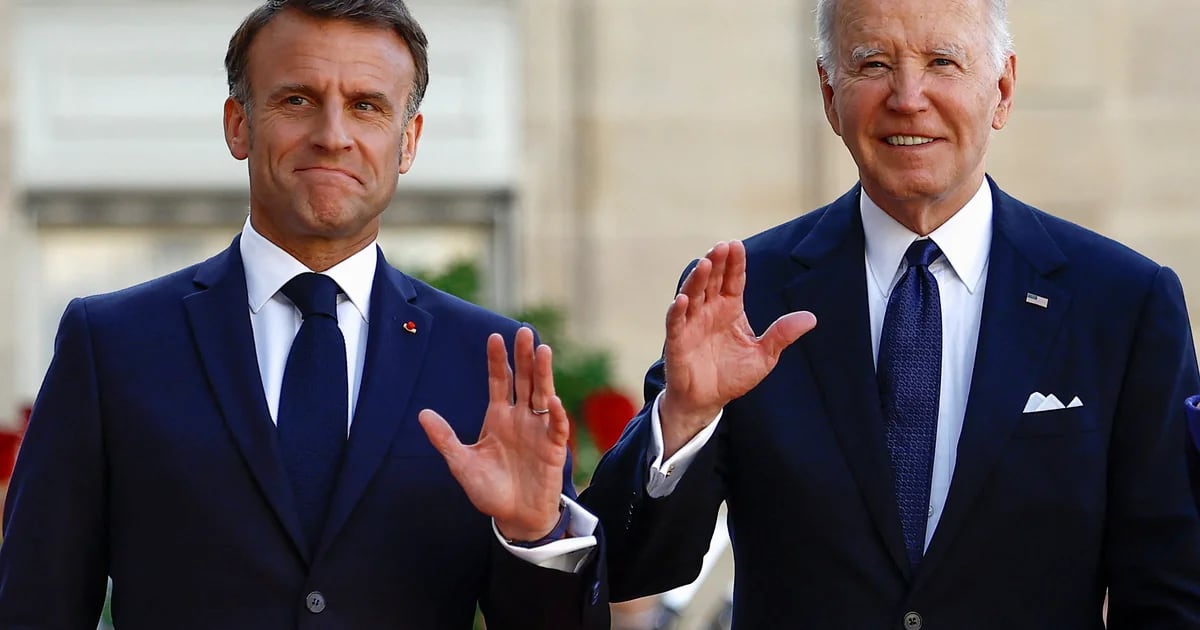 Joe Biden conversó con Emmanuel Macron sobre Israel y Ucrania en su visita de Estado a Francia