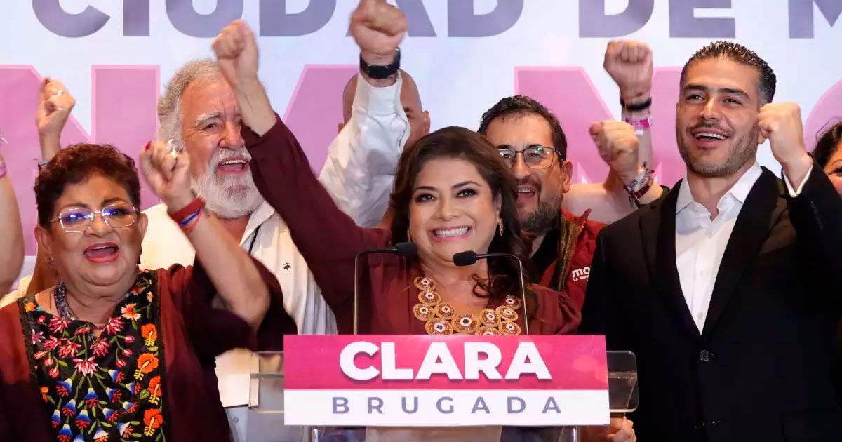 Morena retiene la CDMX con Clara Brugada; conteo rápido da ventaja de 13 puntos