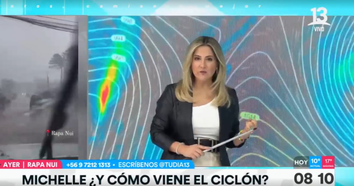 A prepararse: Michelle Adam explicó en qué regiones se concentrará el mayor pulso de lluvia tras el ciclón