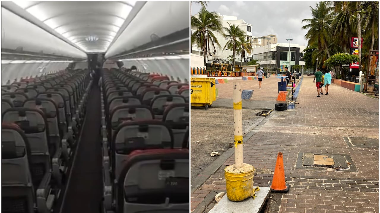 ¿No es lo que parece? La versión de Anato por el video de un vuelo vacío a San Andrés y una foto de la isla desierta