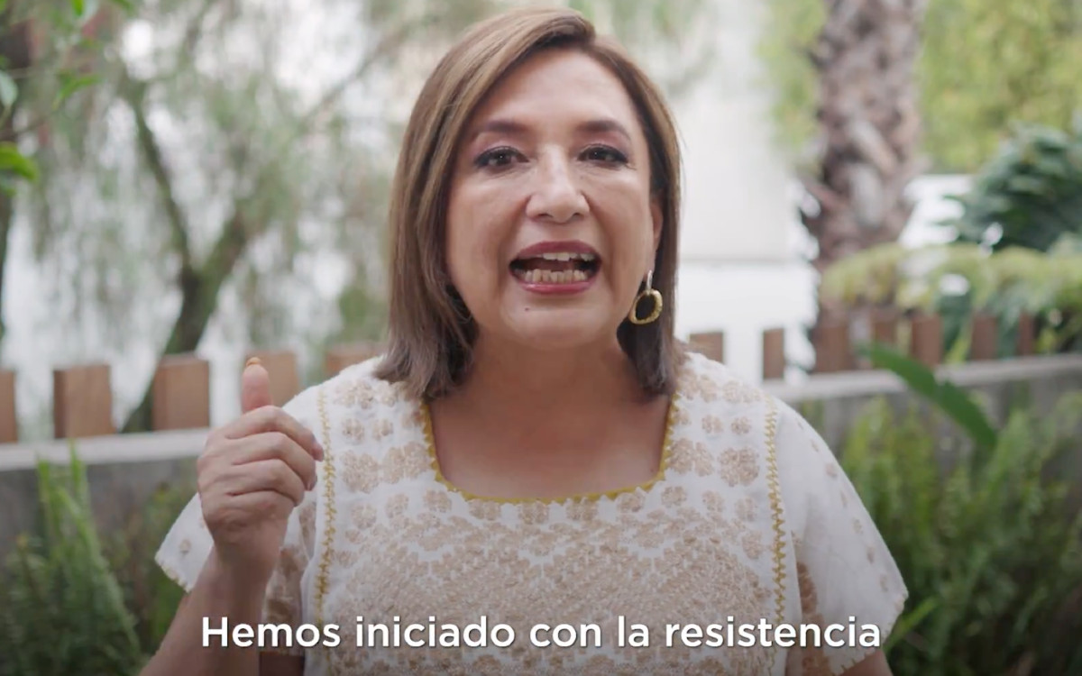 Xóchitl Gálvez anuncia ‘resistencia’; pide reabrir 80% de casillas