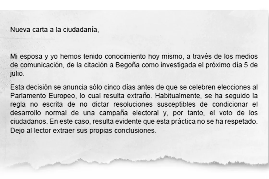 Un ciudadano responde: la contestación, párrafo a párrafo, a la segunda carta de Pedro Sánchez