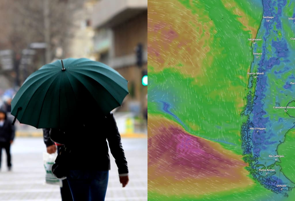 Ciclón extratropical en Chile: Revisa aquí cómo avanza EN VIVO el evento meteorológico con lluvias y viento