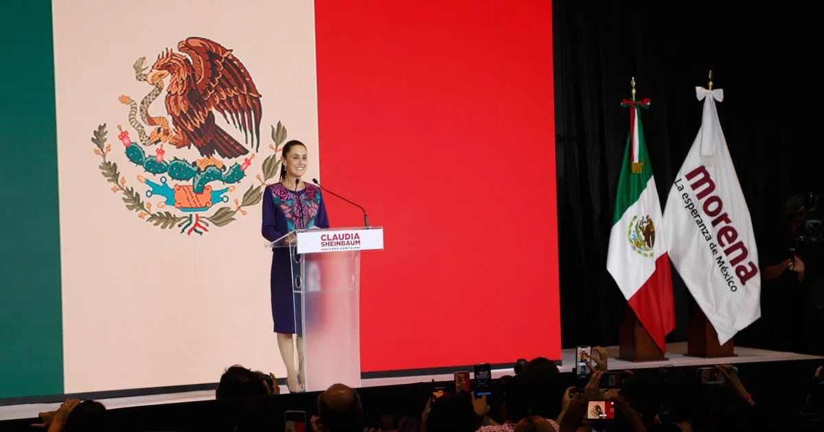 Las claves políticas del discurso de Sheinbaum cuando se confirmó que ya era presidente de México