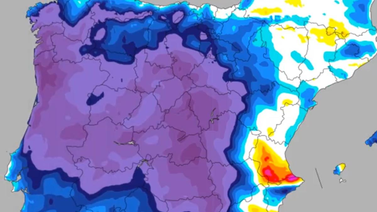 La AEMET se ve obligada a emitir un comunicado urgente por el cambio radical del fin de semana