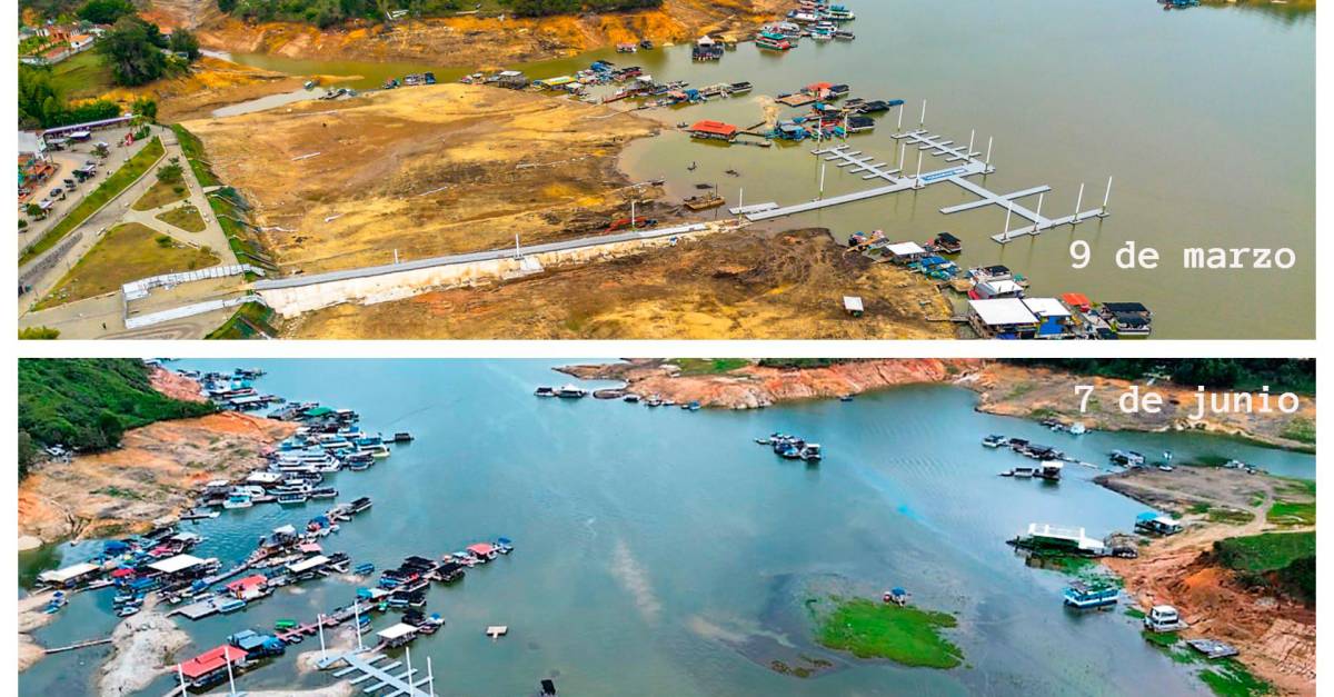 Embalse de Guatapé “vuelve a la vida”: ha subido 6% en un mes y espera regreso de turistas