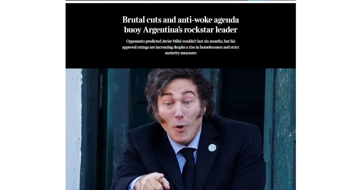 The Times asegura que el “ajuste brutal” y la agenda anti progresista sostienen la gestión de Javier Milei